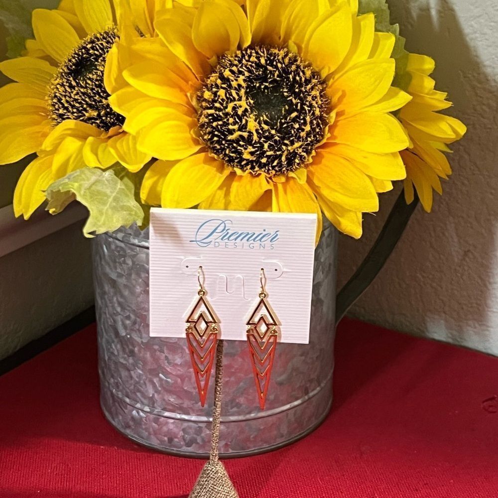 Premier Designs Stella GoldGeometric Earrings #PNER1
